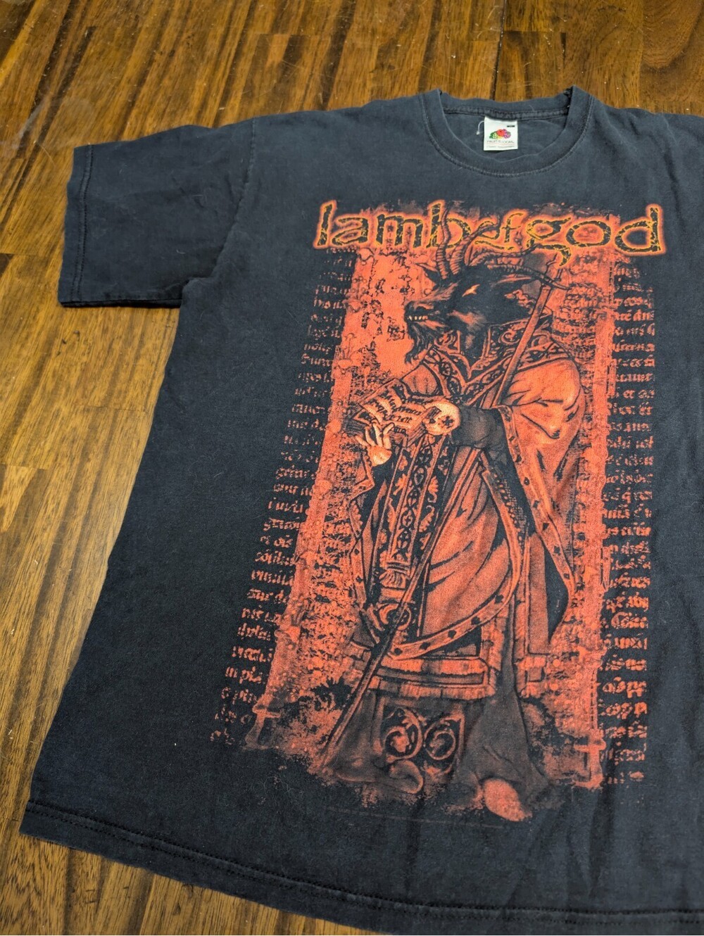 Lamb of God 2007 UK Tour T-Shirt Fruit of the Loom Medium M